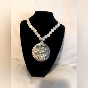 Vintage Mother of Pearl and Abalone Necklace